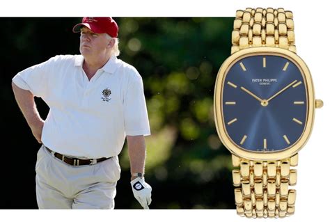 patek philippe ellipse trump|Donald Trump and his choice of wristwatch.